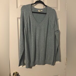 Gap pale blue v neck sweater